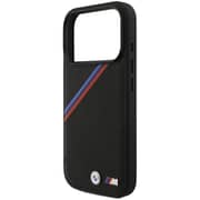 BMW MagSafe Leather Case Black iPhone 17 Pro - BMOHMP17L25PCSPEK