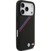 BMW MagSafe Leather Case Black iPhone 17 Pro - BMOHMP17L25PCSPEK