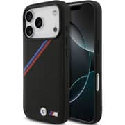 BMW MagSafe Leather Case Black iPhone 17 Pro - BMOHMP17L25PCSPEK