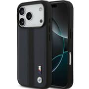 BMW Leather Case Navy Black iPhone 17 Pro - BMOHMP17L25PCPSVK