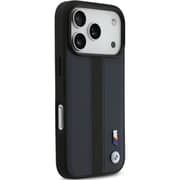 BMW MagSafe Leather Case Navy/Black iPhone 17 Pro Max - BMOHMP17X25PCPSVK