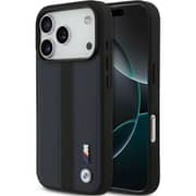 BMW MagSafe Leather Case Navy/Black iPhone 17 Pro Max - BMOHMP17X25PCPSVK