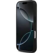 BMW MagSafe Leather Case Grey/Black iPhone 17 Pro Max - BMOHMP17X25PCPSGK