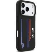 BMW MagSafe Liquid Silicone Case Black iPhone 17 Pro - BMOHMP17L25SCTSK