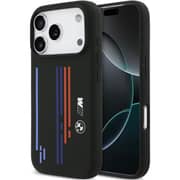 BMW MagSafe Liquid Silicone Case Black iPhone 17 Pro - BMOHMP17L25SCTSK