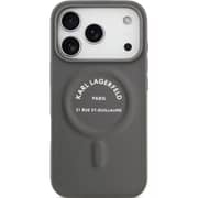 Karl Lagerfeld MagSafe Case Grey iPhone 17 Pro Max - KLOHMP17XPSKRSGEG