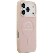 Karl Lagerfeld MagSafe Case Pink iPhone 17 Pro - KLOHMP17LPSKRSGEP