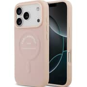 Karl Lagerfeld MagSafe Case Pink iPhone 17 Pro - KLOHMP17LPSKRSGEP