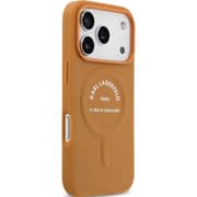 Karl Lagerfeld MagSafe Case Brown iPhone 17 Pro - KLOHMP17LPSKRSGEW