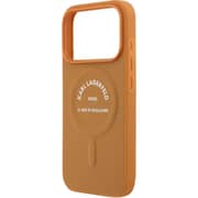 Karl Lagerfeld MagSafe Case Brown iPhone 17 Pro Max - KLOHMP17XPSKRSGEW