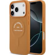 Karl Lagerfeld MagSafe Case Brown iPhone 17 Pro Max - KLOHMP17XPSKRSGEW