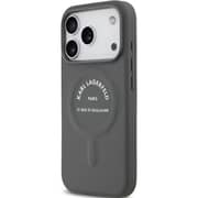 Karl Lagerfeld MagSafe Case Grey iPhone 17 Pro - KLOHMP17LPSKRSGEG