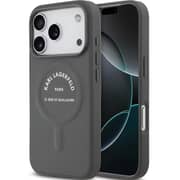 Karl Lagerfeld MagSafe Case Grey iPhone 17 Pro - KLOHMP17LPSKRSGEG