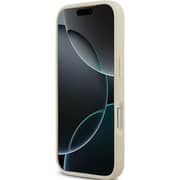 Karl Lagerfeld MagSafe Full Wrapped Leather Case Beige iPhone 17 Pro Max - KLOHMP17XPGKLFOFE