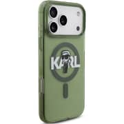 Karl Lagerfeld MagSafe Case Khaki iPhone 17 Pro Max - KLOHMP17XHGKIGKBA