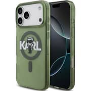 Karl Lagerfeld MagSafe Case Khaki iPhone 17 Pro Max - KLOHMP17XHGKIGKBA