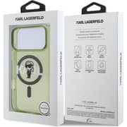 Karl Lagerfeld MagSafe Case Khaki iPhone 17 Pro Max - KLOHMP17XHGKIGKBA