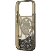 Karl Lagerfeld MagSafe Liquid Glitter Case Black iPhone 17 Pro Max - KLHMP17XLCHSCTDK