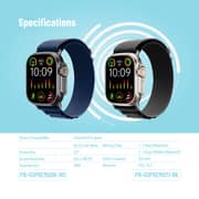 Porodo Blue Supremo Smartwatch Black