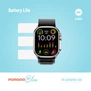 Porodo Blue Supremo Smartwatch Black