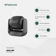 Green Lion Rotatable Incense Burner