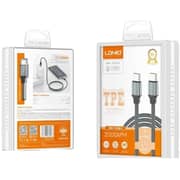 LDNIO TPE Data Cable 2m Black/Grey - LC442