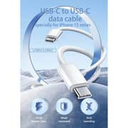 LDNIO LC902 CC15 Type C To Type C Data Cable White
