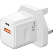 Porodo Blue Wall Charger UK White