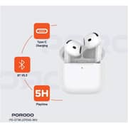 Porodo Soundtec Gen 4 ENC Wireless Earbuds White