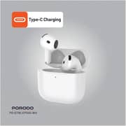 Porodo Soundtec Gen 4 ENC Wireless Earbuds White