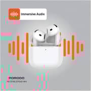 Porodo Soundtec Gen 4 ENC Wireless Earbuds White