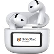 Porodo Soundtec GLIMPSE Wireless Earbuds White
