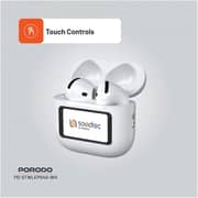 Porodo Soundtec GLIMPSE Wireless Earbuds White