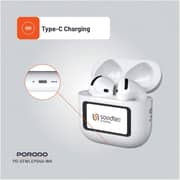Porodo Soundtec GLIMPSE Wireless Earbuds White