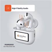 Porodo Soundtec GLIMPSE Wireless Earbuds White