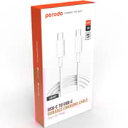 Porodo Type C to C Cable 3m White - PD-CBL0007-WH