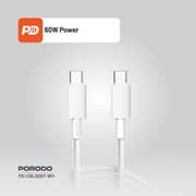 Porodo Type C to C Cable 3m White - PD-CBL0007-WH