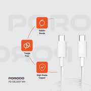 Porodo Type C to C Cable 3m White - PD-CBL0007-WH