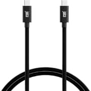 Juice Braided USB-C Cable 2m Black - JUI-CABLE-TYPEC-TYPEC-2M-RND-ECO-BLK