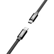 Juice Braided USB-C Cable 2m Black - JUI-CABLE-TYPEC-TYPEC-2M-RND-ECO-BLK