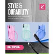 Juice Braided USB-C Cable 2m Black - JUI-CABLE-TYPEC-TYPEC-2M-RND-ECO-BLK