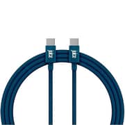 Juice Braided USB-C Cable 2m Navy - JUI-CABLE-TYPEC-TYPEC-2M-BRD-ECO-NVY