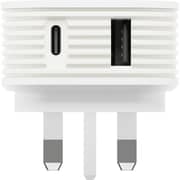 Juice Dual USB Charger White - JUI-MAINS-PD-PLUG-USBA/C-20W-ECO-WHT