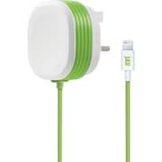 Juice 20W Mains Charger With Lightning Cable 1.5m White/Green - JUI-MAINS-LIGHT-20W-ECO
