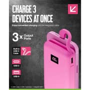 Juice Eco Power Bank 10000mAh Pink - JUI-PBANK-2-ECO-INT-PNK