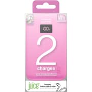 Juice Eco Power Bank 10000mAh Pink - JUI-PBANK-2-ECO-INT-PNK