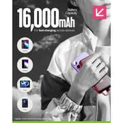 باور بانك جوس إيكو سعة 16000 مللي أمبير لون أسود JUI-PBANK-4-ECO-INT-BLK