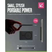 Juice Slim Power Bank 5000mAh Black - JUI-PBANK-SLIM-5000MAH-ECO-BLK
