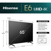 Hisense 65Inch 4K UHD Smart Television - 65E6N