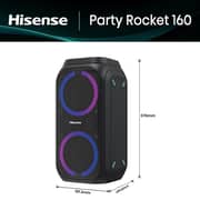 مكبر صوت هايسينس محمول يدعم بلوتوث Party Rocket 160